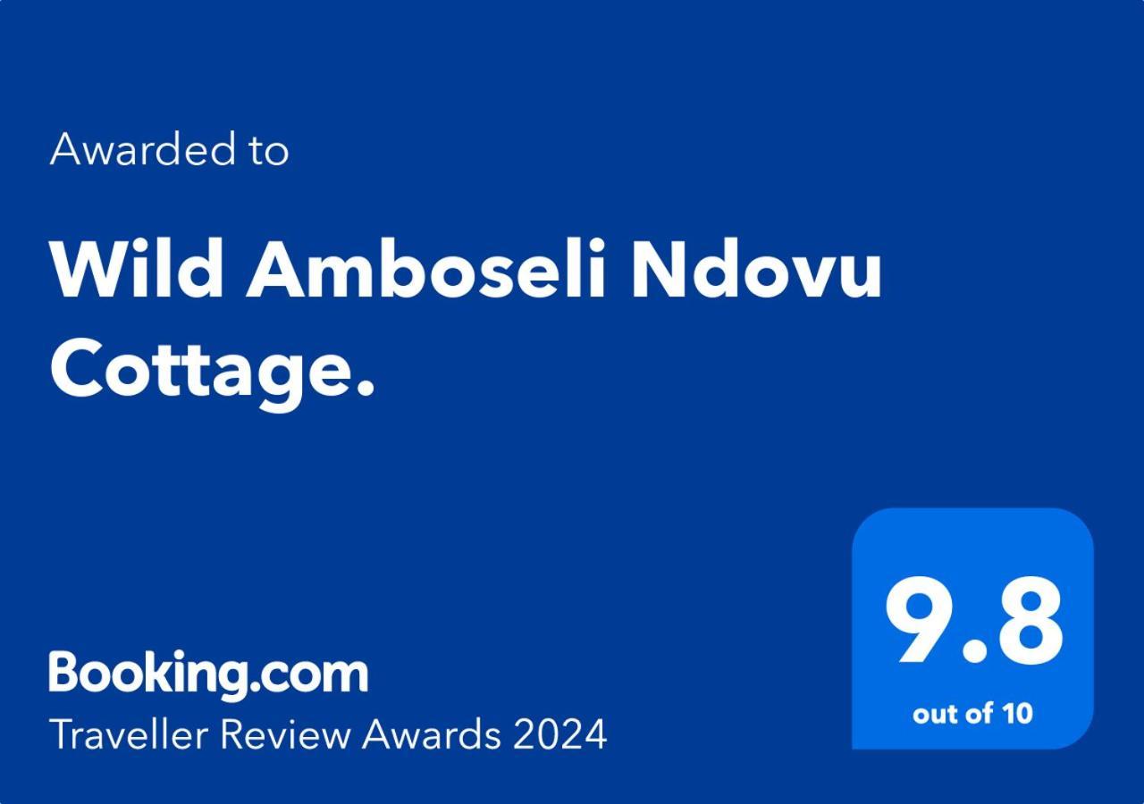 Wild Amboseli Ndovu Cottage. Εξωτερικό φωτογραφία